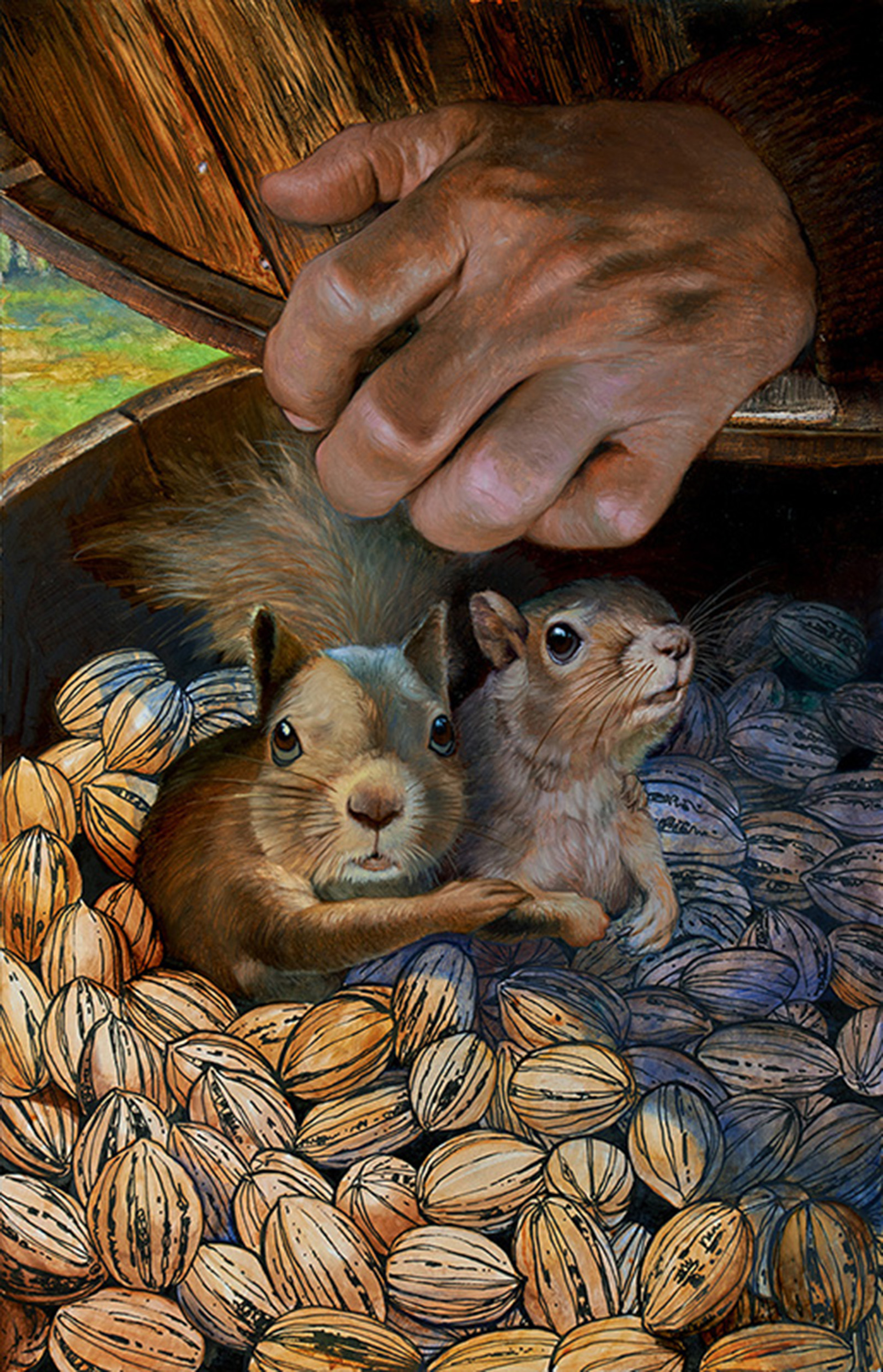 Ekle and Apkin by Julie Bell